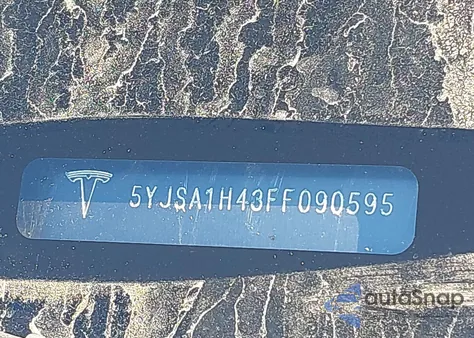 2015 Tesla Model S 85D/P85D из США, поврежденный, VIN 5YJSA1H43FF090595